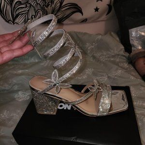 Fashion Nove wrap around butterfly heels